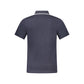 Blue Cotton Men's Polo-Shirt