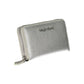 Silver Polyurethane Women Wallet