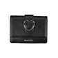 Black Polyurethane Women Handbag