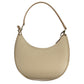 Beige Polyurethane Women Handbag
