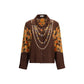 Brown Fabric Pattern Shirt