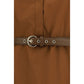 Brown Cotton Casual Dress