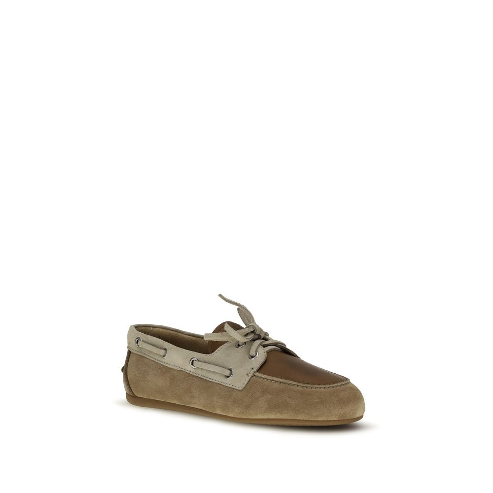 Multicolor Calf Leather Bos Taurus Slip-On Loafers