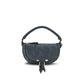 Blue Calf Leather Bos Taurus Shoulder Bag