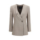 Beige Linen Blazer