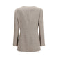 Beige Linen Blazer