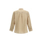 Beige Cotton Pattern Shirt