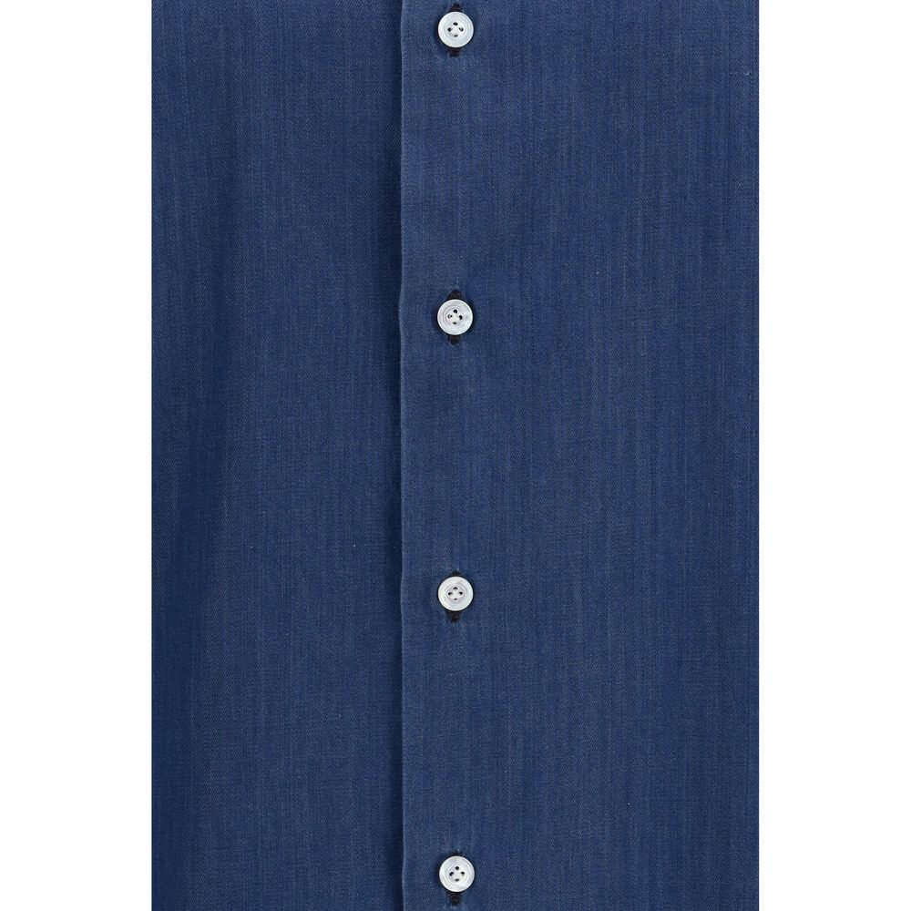 Blue Cotton Shirt
