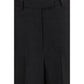 Black Viscose Bermuda Shorts