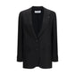 Black Linen Blazer