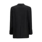 Black Linen Blazer