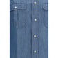 Blue Cotton Dress Shirt