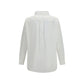 White Cotton Pattern Shirt