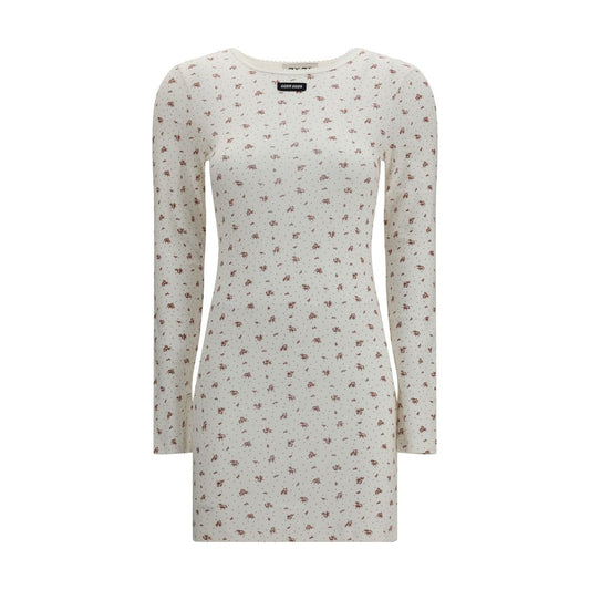 White Cotton Casual Dress