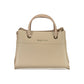 Beige Polyurethane Women's Bag
