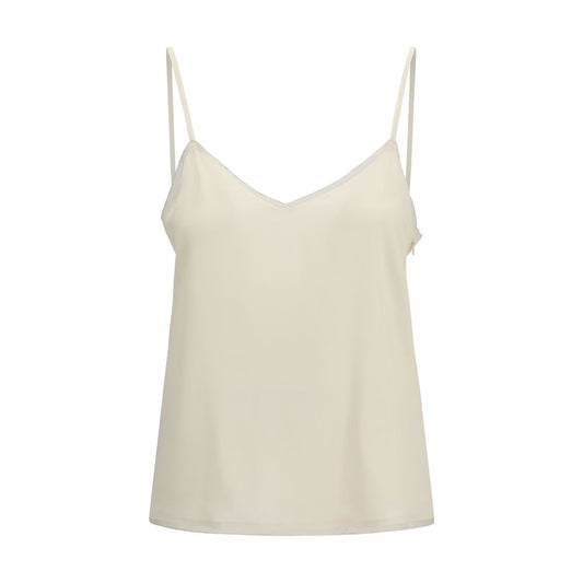 Beige Acetate Blouse