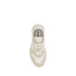 Beige Calf Leather Bos Taurus Platform Sneakers
