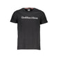 Black Cotton Men's T-Shirt