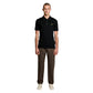 Black Cotton Polo Shirt
