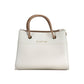 White Polyurethane Women Handbag