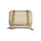 Beige Polyurethane Women Shoulder Bag