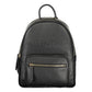 Black Polyurethane Women's Backpack