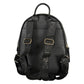 Black Polyurethane Women's Backpack