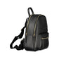 Black Polyurethane Women's Backpack