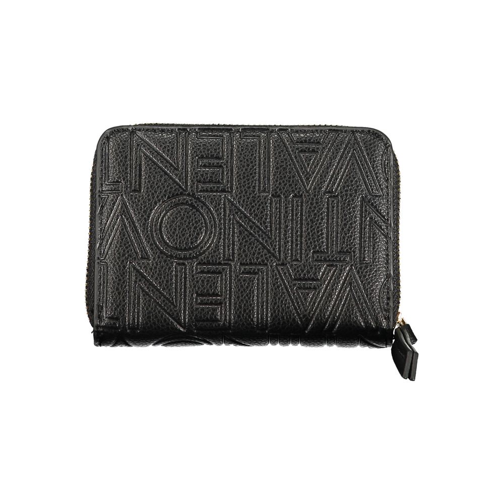 Black Polyurethane Women Wallet
