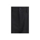 Black Cotton Chino Pants