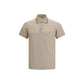 Beige Cotton Polo Shirt