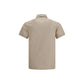 Beige Cotton Polo Shirt