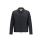 Black Polyamide Full-Length Jacket