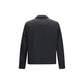Black Polyamide Full-Length Jacket