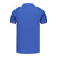 Blue Cotton Men's Polo Shirt