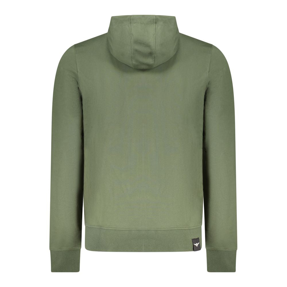 Blue Cotton Mens Hoodie