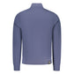 Blue Cotton Men Sweatshirt