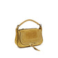 Beige Calf Leather Bos Taurus Shoulder Bag