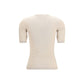 Beige Viscose T-Shirt