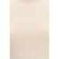 Beige Viscose T-Shirt