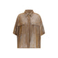 Brown Denim Shirt