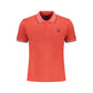 Red Cotton Men's Polo Shirt