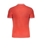 Red Cotton Men's Polo Shirt