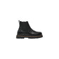 Black Leather Ankle Boots