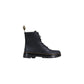 Black Leather Athletic Sneakers