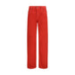 Multicolor Cotton Straight-Leg Jeans
