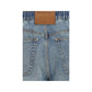 Blue Cotton Bermuda Shorts