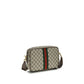 Beige Fabric Shoulder Bag
