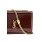 Bordeaux Calf Leather Bos Taurus Shoulder Bag