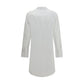 White Cotton Casual Dress